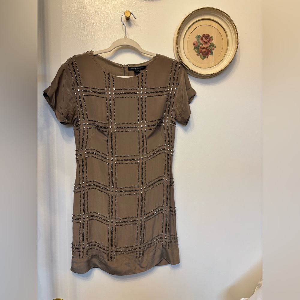 French connection beaded dress